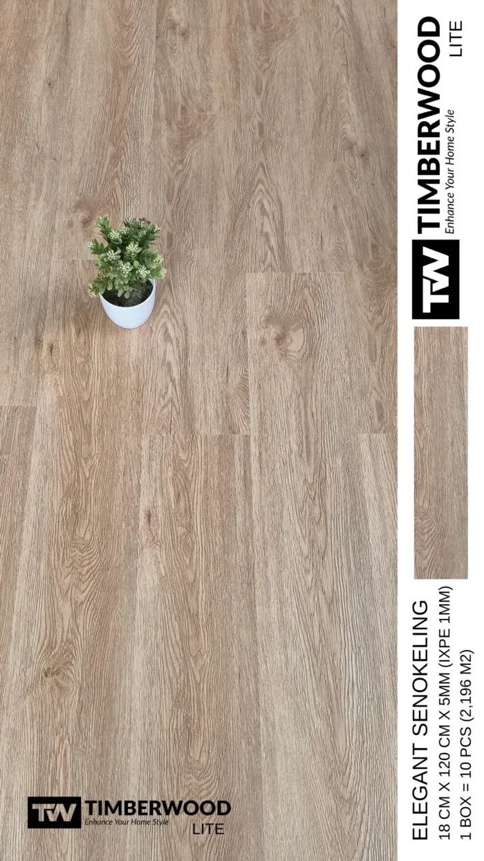 Lantai SPC Timberwood Lite 5MM - foto 5