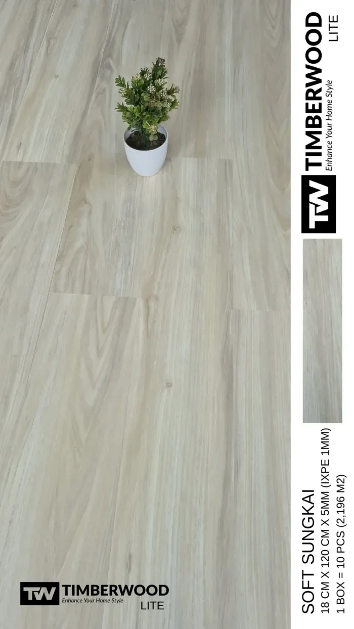 Lantai SPC Timberwood Lite 5MM - foto 6